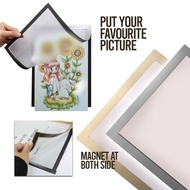Simple Magnetic photo frame photo certificate frame wall sticker magnetic frame for A4/A5/A6
