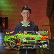 NERF Revoltinator Zombie Strike Toy Blaster with Motorized Lights Sounds