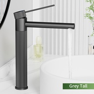 Stainless Steel Basin Faucet Gold/Black Bathroom Faucets Crane Tall Sink Faucet Hot Cold Water Sink 