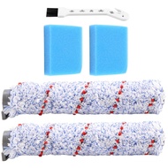 Replacement Brush Roller for IFloor Wet Dry Cordless Vacuum Cleaner, 2 Pack Roller Brush +2 Pre-Filter Foam