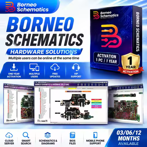 Borneo Schematic Activation Official Diagram Bitmap Drawing for IPhone Android IPad Integrated Logic