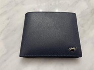 (台灣原廠公司貨) BRAUN BUFFEL 德國小金牛 台灣總代理 默瑟 4卡零錢袋皮夾 印度藍