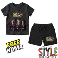 Children's T-shirt Set, Children's Pants, Love Academy, Spiderman, Free Name,/, Children's T-shirt, 
