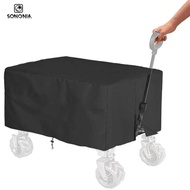 SONONIA Wagon Cart Cover, Garden Wagon Cover, Durable Waterproof Beach Cart Rain Cover,