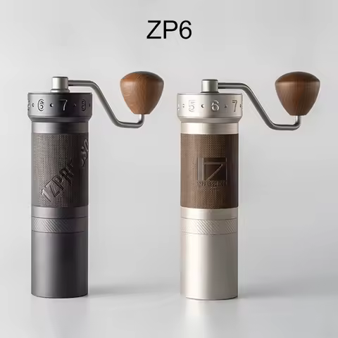 1Zpresso ZP6 Manual Coffee Grinder 48mm burrs finer adjustment mechanism primarily designed for pour