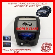 NISSAN GRAND LIVINA 2007-2020 SOUNDSTREAM ANDROID IPS PLAYER 10 INCH FULL HD SCREEN WITH ( F.O.C LIVINA CASING )