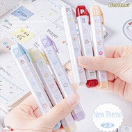 WATTLEMI Arrival Cute To Do List Journal Stamp, Portable Multi-Head Seal Pen,  Detachable Stamp Mark