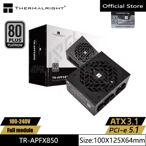 Thermalright TR-APFX850/1000 Black computer case power supply,100-240V SFX platinum medal full modul