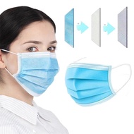 MY RDY STOCK (50pcs Face Mask) Disposable Earloop 3ply Face Masks Civilian face mask Great for Virus