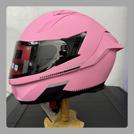 Spyder Fury S0 V3 Full Face Dual Visor Helmet matte pink ripple