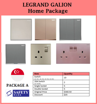 Legrand Galion Premium Package for your home/HDB BTO -Silver Rose Gold Champagne