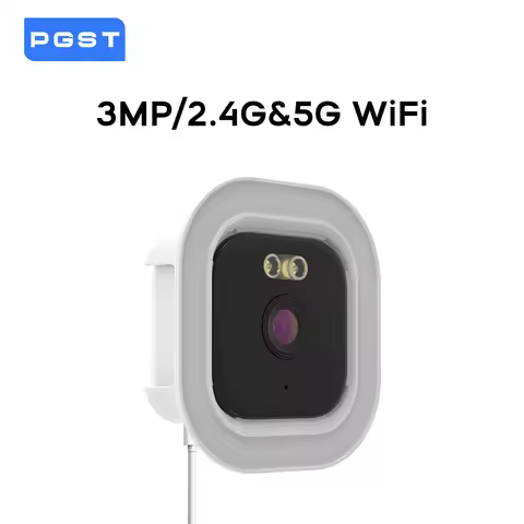 PGST 3MP HD Mini 2.4G WiFi IP Security Camera Wireless Surveillance Camera CCTV 2-Way Audio Waterpro