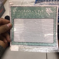 stiker cermin tampal roadtax m7 japan