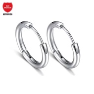 (1 Pc) Round Earrings G23 Titanium ASTM F136
