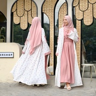 Fatimah Abaya Coquette - ribbon abaya - Eid clothes - raya series - coquette dress