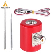 Hawinde Qrp เสาอากาศส่งข้อมูลได้แบบเสถียร Usdx Radio Peak 600W แบบพกพาน้ำหนักเบาความยาวคลื่น1/4มัลติ