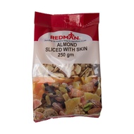 RedMan Sliced Almond With Skin 250G