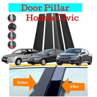 HONDA CIVIC 06'-12' HONDA CIVIC 96' HONDA CIVIC 16' CAR CHROME DOOR WINDOW PILLAR