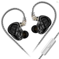KZ ZAR 1DD+7BA Hybrid Driver HiFi Music Earphone 3.5mm Wired In-ear Headphones Sports Game Headset E