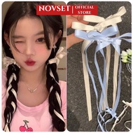 Cute Long Ribbon Hair Clip [CODE A308 ][T1-KHO1]