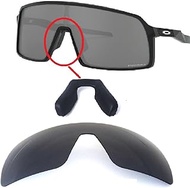 Galaxy Replacement Lenses + Nose Pad For Oakley Sutro OO9406 (Not Asian Fit Or Lite,S Model) Black Color