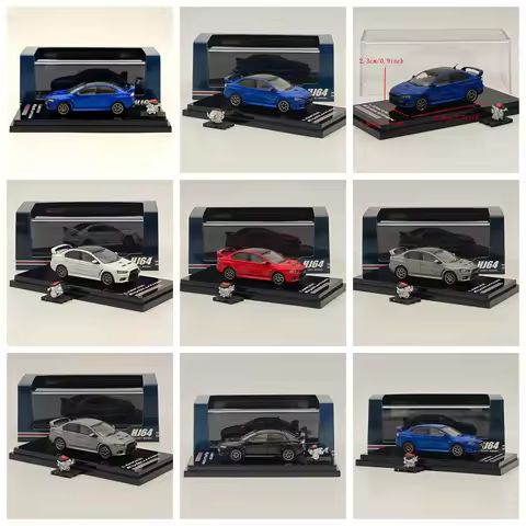 Hobby Japan 1/64 Lancer Evolution X Final Edition w/Engine Display Model HJ642053 Series Diecast Car