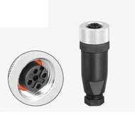 Male Female Socket M12 Sensor Connector Connector Sensor Plug Screw Threaded Coupling M12 Sensor Cab