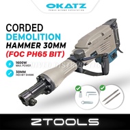 (Mega Offer) Okatz & HYCO 1600W Demolition Hammer PHM1600 | Heavy Duty Concrete Breaker | Mesin Peca