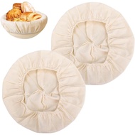 2PCS Round Tea Towels for Baking sourdough, banneton liner, Suitable for Sourdough Proofing Basket, 