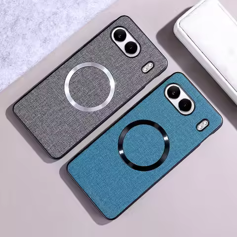 Magsafe Magnetic Plain Leather Case For OnePlus Nord 4 CE 4 One Plus 12 11 1 + Ace 3 Pro 3V Luxury W