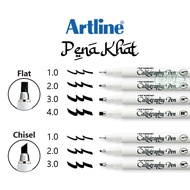 Artline Khat Jawi (Flat/Chisel) Calligraphy Pen (1.0/2.0/3.0/4.0mm)/ Pena Khat | Drafting/ Drawing/ 