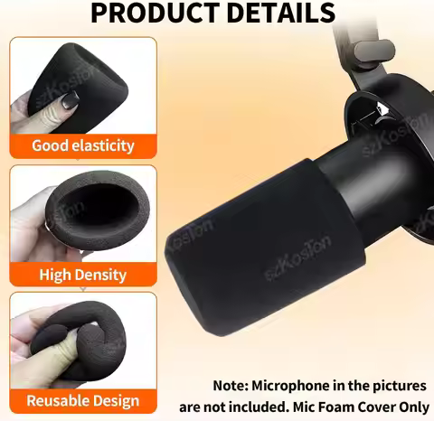 Sponge Foam Windscreen for K688 Microphone Muff Wind Cover Noise Reduction Pop Filter for K688 Mic P