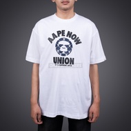AAPE NOW UNION WHITE TEE