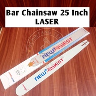 MESIN Senso 25 Inch Steel Bar NEW WEST Brand Original 25 inch Steel Chainsaw Bar/ 25 inch Steel Wood