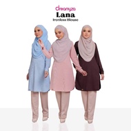 Dreamyza | Lana Ironless PolyCotton Knitted Long Top Blouse | Pocket | 9" Front Button Nursing Frien