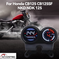 มิเตอร์ดิจิตัล Assy มาตรวัดความเร็วเครื่องวัดระยะทางรถจักรยานยนต์สำหรับฮอนด้า CB125 CB125SF AKT NKD1