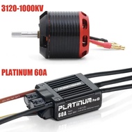 ALZRC 3120-1000KV Brushless Motor Hobbywing Platinum 60A ESC for Devil 420 R42