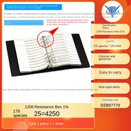 170 4250ชิ้นตัวต้านทาน SMD 1% 0R ~ 10ม. 0201 0402 0603 0805 1206ตัวต้านทานชุดตัวต้านทานกระแสไฟฟ้าตัว