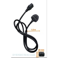 C19/C20 (1.8M/3M) POWER CORD/PLUG
