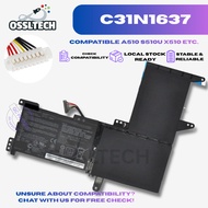 11.52V 42WH Asus C31N1637 B31N1637 B31Bi9H A510U A510 S510U S510UQ X510UN-1A 3ICP5/57/81 X510 X510UA