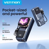 Vention Mini PowerBank 22.5W Fast Charging with Lanyard for Smartwatches/Phones/Type-C Devices