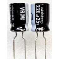 Nichicon VR 220uf 25v capacitor