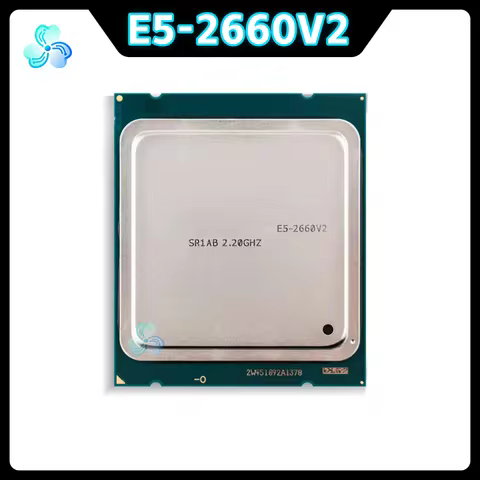 Xeon E5-2660V2 CPU SR1AB 10-Cores 20-Thread 2.20GHz 25MB 95W LGA2011 22nm E5 2660 V2 Server CPU Proc