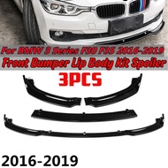 Car Front Bumper Splitter Lip Spoiler Body Kit Bumper Diffuser For BMW 3 Series F30 F35 2016 2017 20