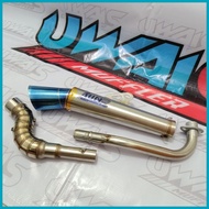 ▤ ◨ ♟ Nlk conical open specs exhaust Pipe for Wave 125 Xrm 110/125 Wave 100/110/115 Rs125 Fury 125