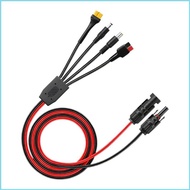 RUN Durability DC5521 DC7909 TX60 Solar Power Adapter Cord Solar Charging Cable