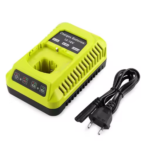 For Ryobi Replacement Charger for Ryobi Ni-CD Ni-MH Li-ion 14.4V 18V Battery P107 P108 P108 ONE+ P11