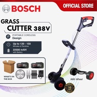 รับประกัน 10 ปี Bosch เครื่องตัดหญ้าไฟฟ้าไร้สายทรงพลัง เครื่องตัดหญ้า 388V แบตเตอรี่ลิเธียมแบบชาร์จไ