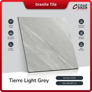 Granit Cove Granite Tile Tierre Light Grey 60x60 Granit Lantai Outdoor Rustic Kasar