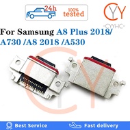 10pcs For Samsung Galaxy A8 Plus 2018 A8 + A530 A730 A530F A730F Type C Plug In USB Charging Charger